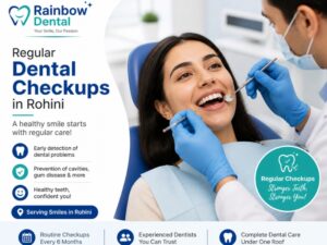 regular dental checkups in Rohini