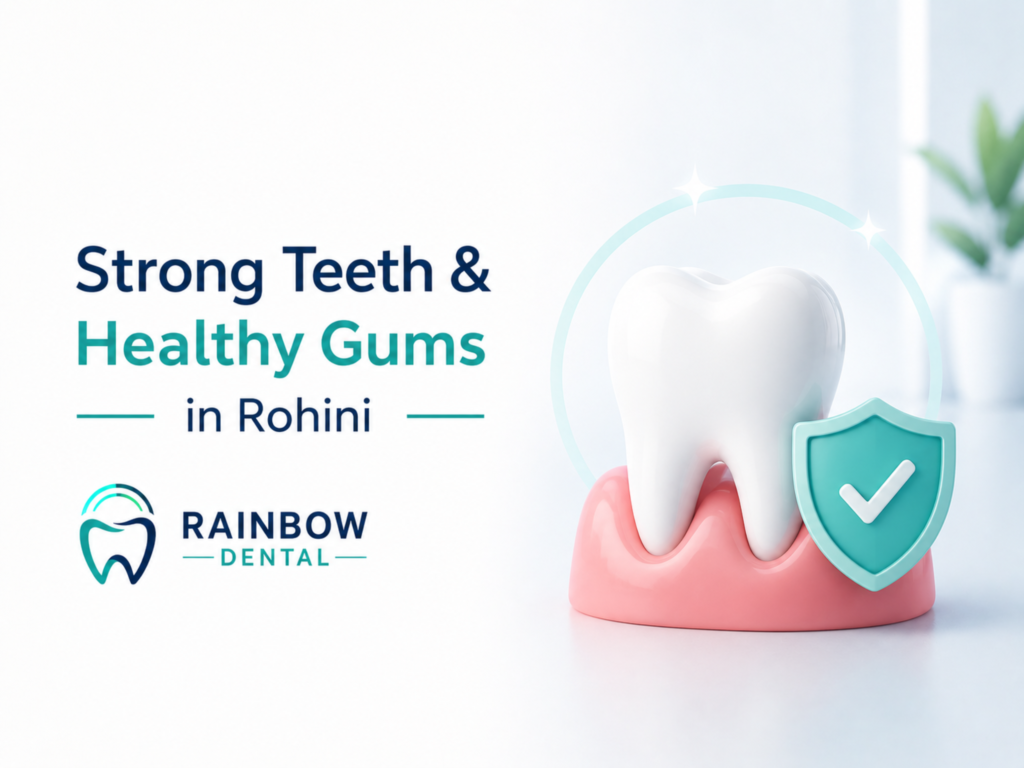 Simple Daily Habits for Strong Teeth and Healthy Gums in Rohini, Delhi | Rainbow Dental