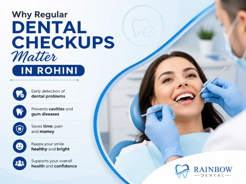 regular dental checkups in Rohini