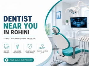 Dentist near you in Rohini at Rainbow Dental offering trusted family dental care and regular dental checkups